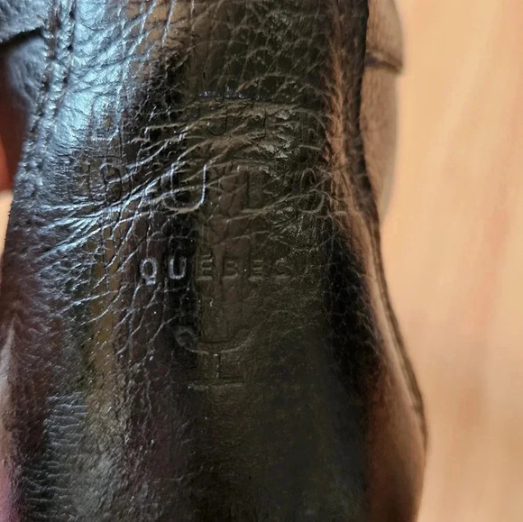 Saute Mouton Colombe Women's Leather Zipper Fall Winter Combat Boots Black Sz 36 - Picture 11 of 11